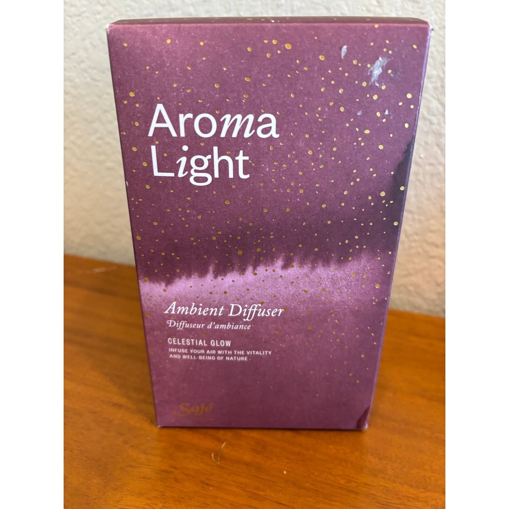 Saje Aroma Light Celestial Glow Diffuser with Unwind & Tranquility Scents